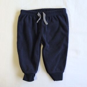 child of mine navy blue fleece joggers pants 3 months baby